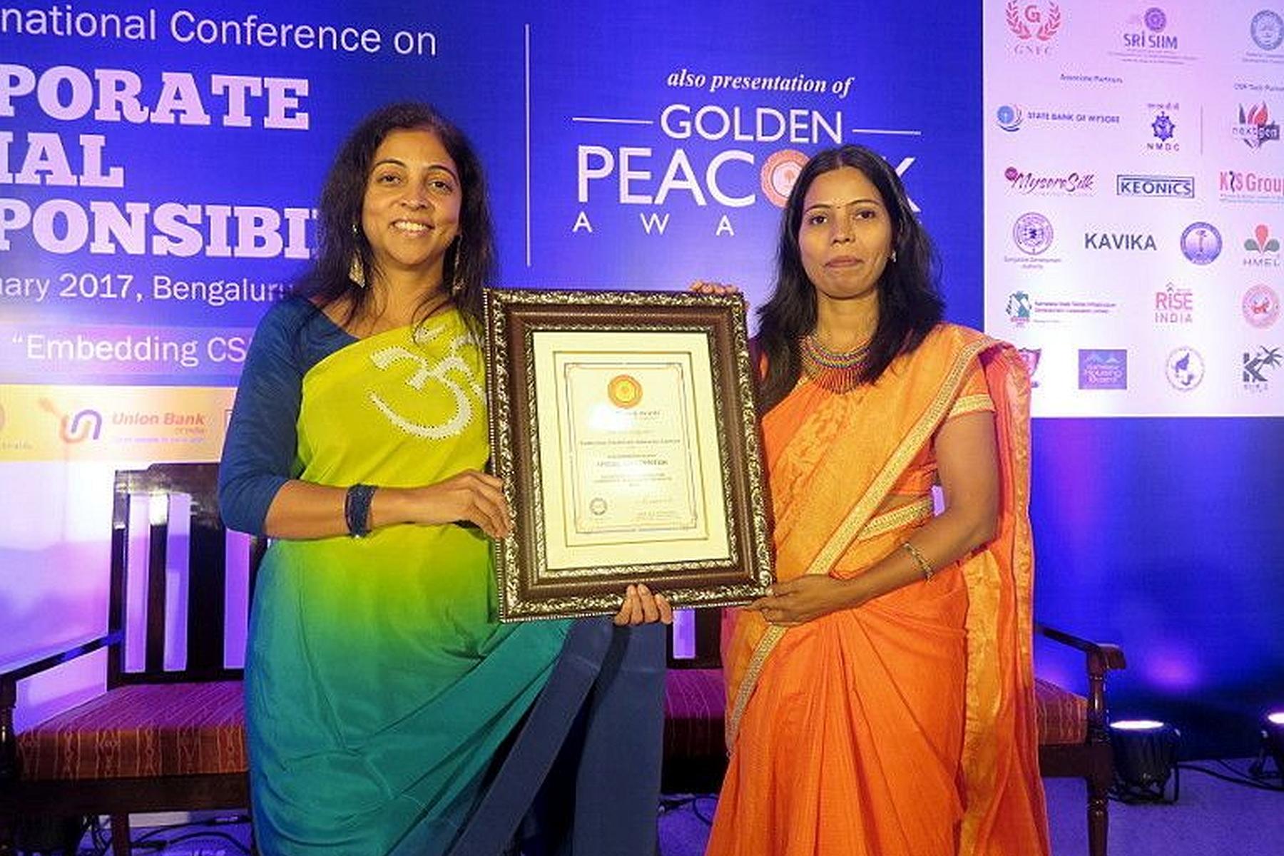 Golden Peacock Award CSR 2016