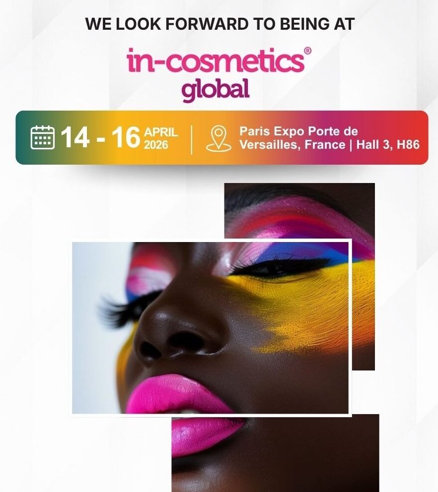 Sudarshan at in-cosmetics Global 2026, Paris